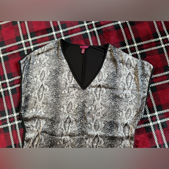 Ted Baker 3 Snakeskin Truei Tunic Top V-Neck - Picture 4 of 11